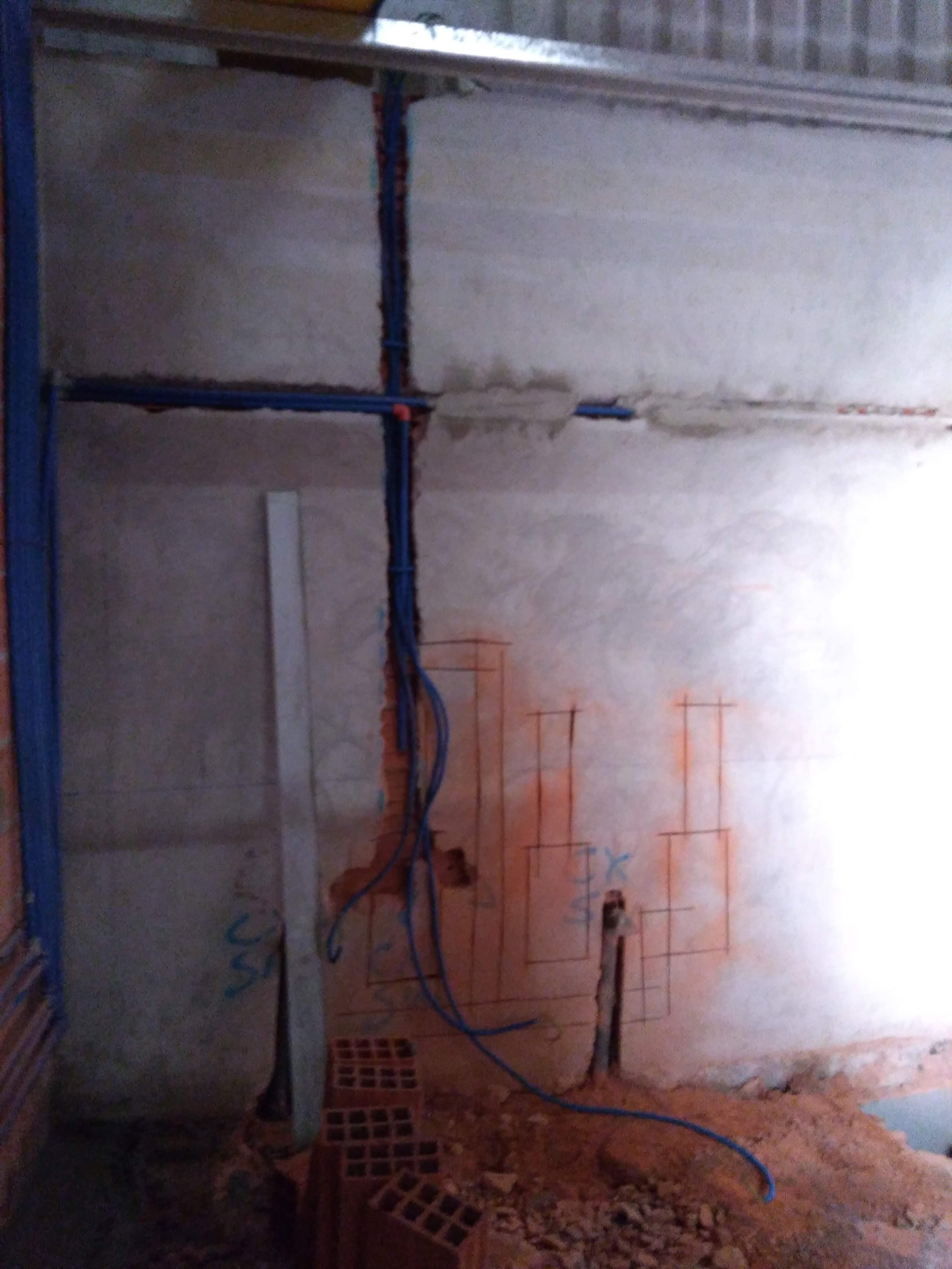 Obra de WC para Deficientes